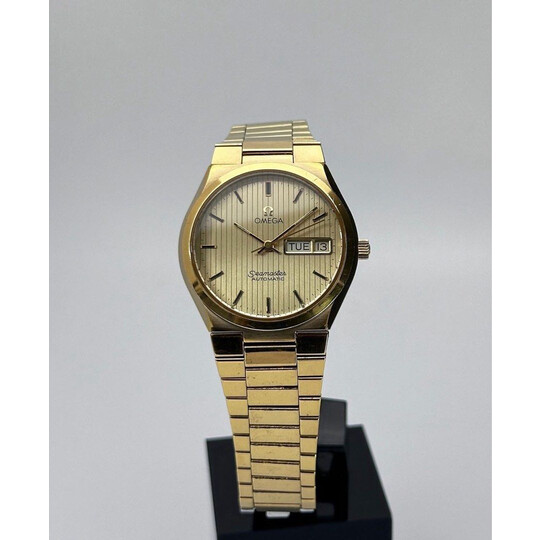 35mm • 1982 vintage Omega Seamaster GP Day-Date Tapestry Dial cal.1020